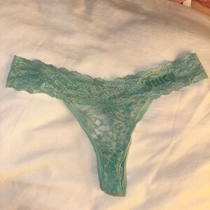 Juicy Couture Lace Panty in Teal